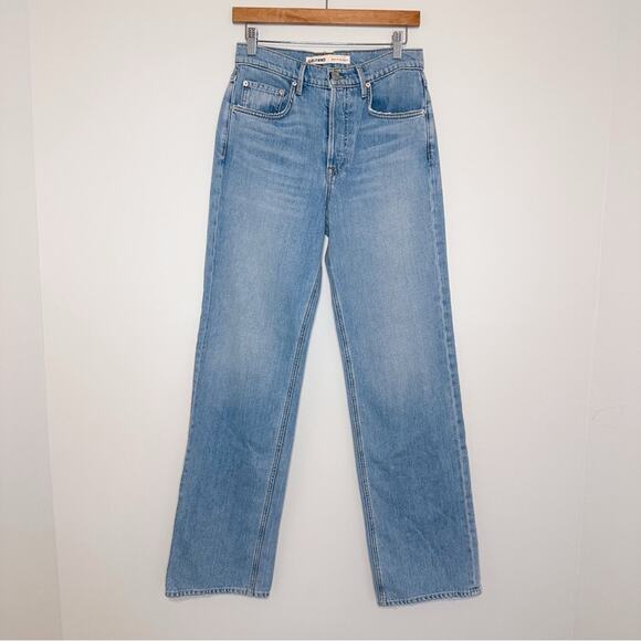 GRLFRND The Brooklyn High Rise Loose Straight Jean - Picture 1 of 8